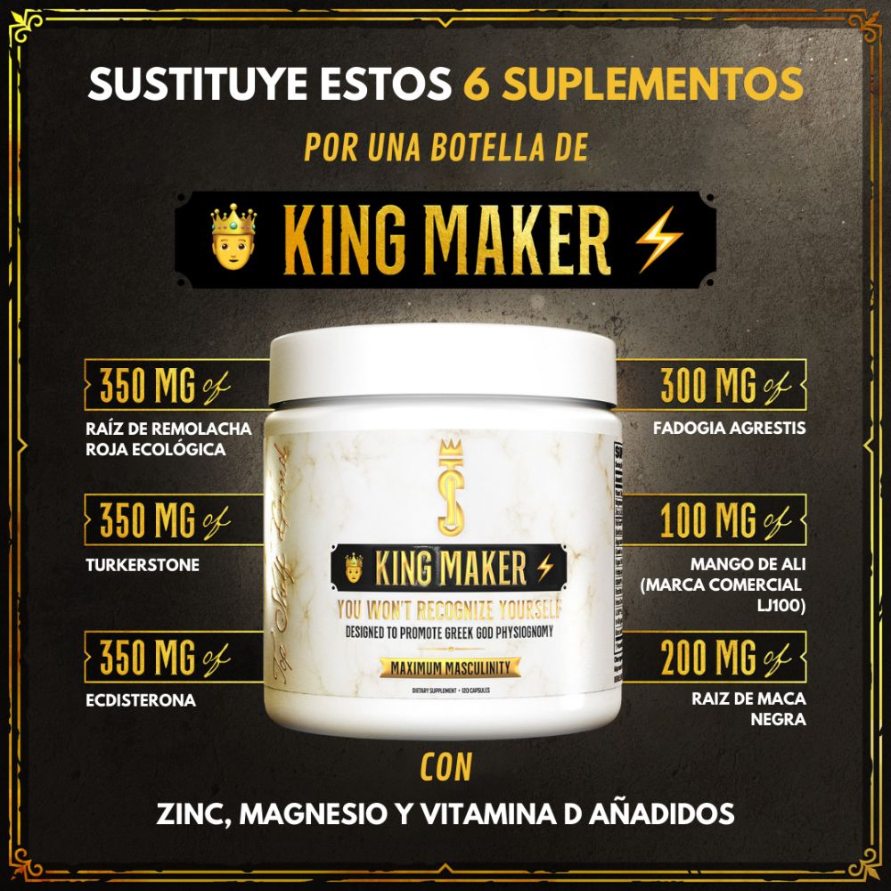 King Maker – El Secreto Natural para Hombres con Más Vitalidad